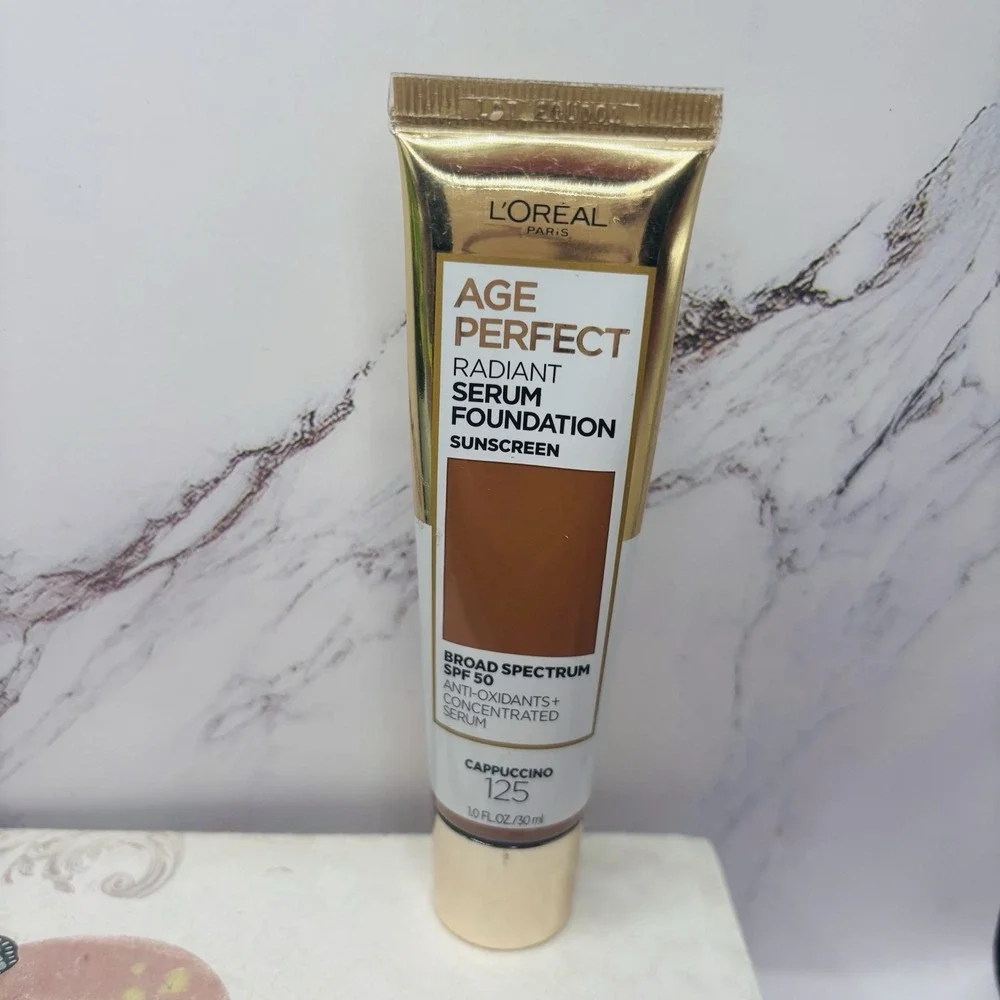L'oreal Age Perfect Radiant‎ Serum Foundation Sunscreen 125 Cappuccino